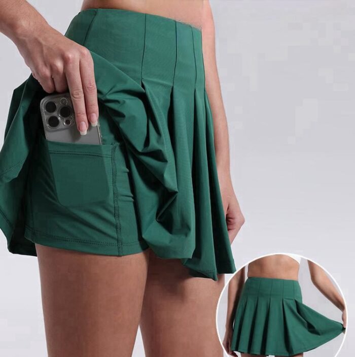 Double Layers Pleated Tennis Skirts H014