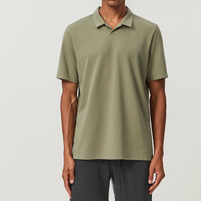 Men's Cotton Polo Shirt Y003 - Image 6
