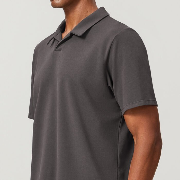 Men's Cotton Polo Shirt Y003 - Image 2