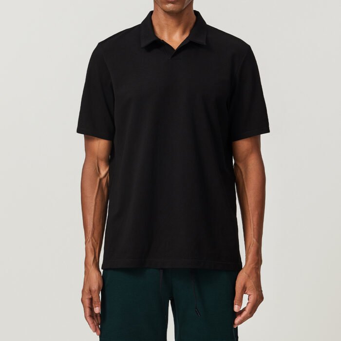 Men's Cotton Polo Shirt Y003 - Image 5