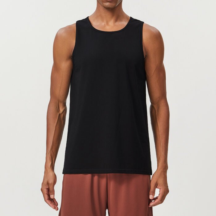 Men's Round Collar  Cotton Tanks Y015 - Image 7