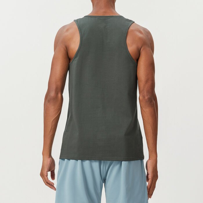 Men's Round Collar  Cotton Tanks Y015 - Image 3