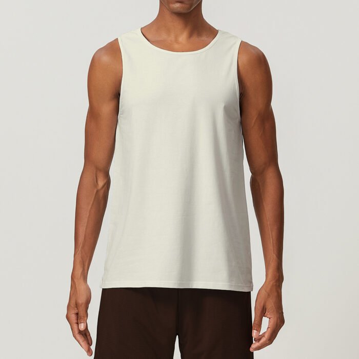 Men's Round Collar  Cotton Tanks Y015 - Image 6